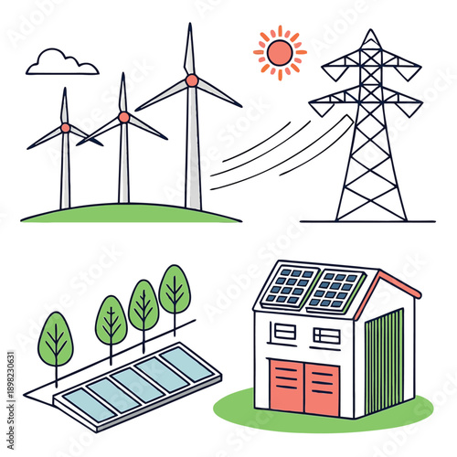 Sustainable energy sources and eco-friendly home solutions for a greener future