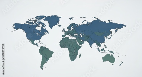 Vibrant Illustrated World Map Featuring Colorful Countries on a Flat Earth Perspective Atlas Design