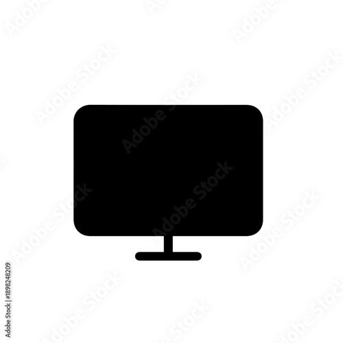 High-Resolution LCD Monitor Vector Illustration
