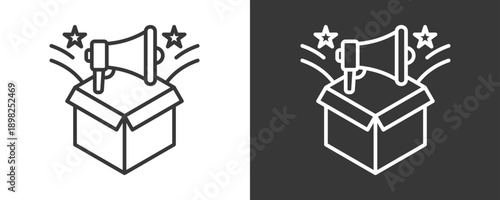 Product Icon Set Vector Collection Isolated In Black And White