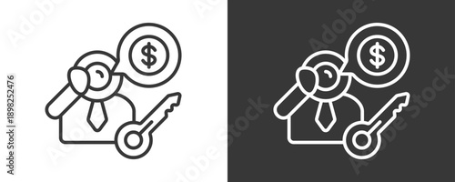 Business Opportunity Icon Set Vector Collection Isolated In Black And White