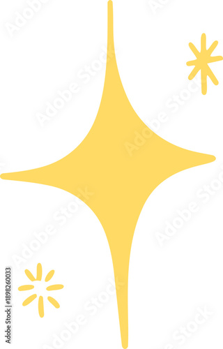 별 반짝이 효과 드로잉 스티커(star light drawing sticker)