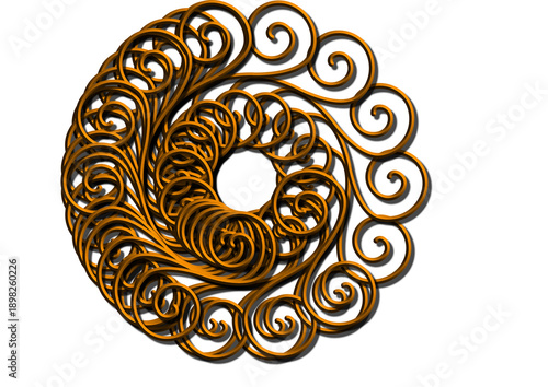 Abstract Swirl Pattern.