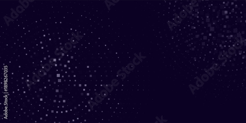 Abstract Digital Circles of Particles with Noise. Futuristic Circular Sound Wave. Big Data Visualization.Crypto Currency Concept. Vector Illustration.