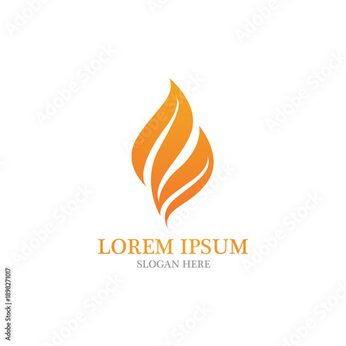 Leaf nature logo and symbol vector image