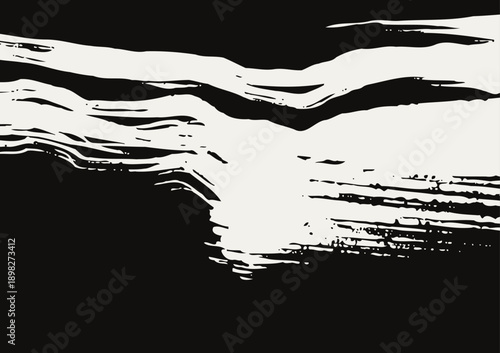 Abstract ink brush strokes vector background, expressive minimal art for design, posters, branding, and modern layouts.