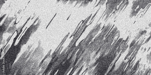 Energetic monochrome abstract background with flowing diagonal lines and a granular texture, providing a bold and artistic visual for design and digital art