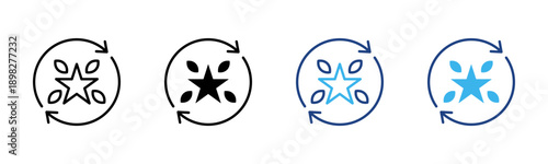 Brand Evolution icon set multiple style collection