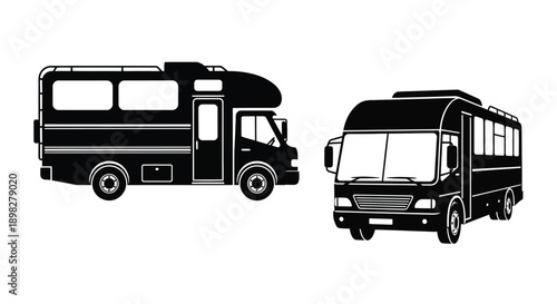 Blue pickup truck illustrations showcasing various perspectives and design details