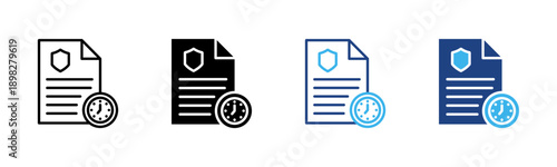 Legacy Planning icon set multiple style collection