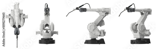 Industrial robotic arm for automated manufacturing and assembly processes