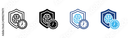 Future Readiness icon set multiple style collection