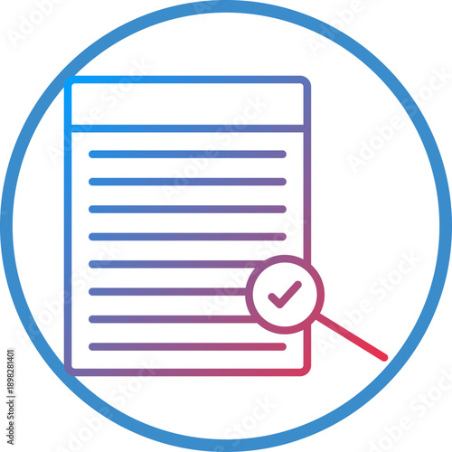 Evidence Line Icon Style