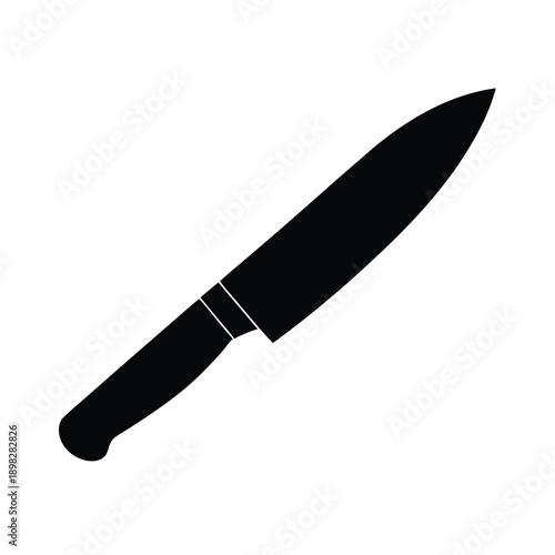 Craft Knife Silhouette Icon Vector Illustration
