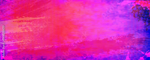 Grungy scratchy halftone pink and blue texture background