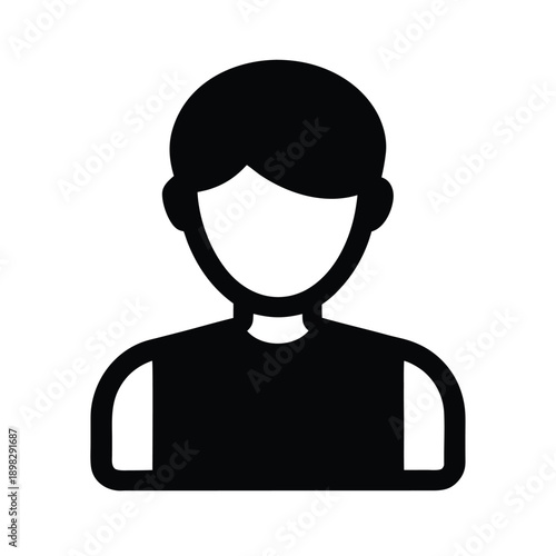 Status Online Silhouette Icon Vector Illustration