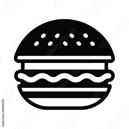Menu Hamburger Icon Vector Illustration
