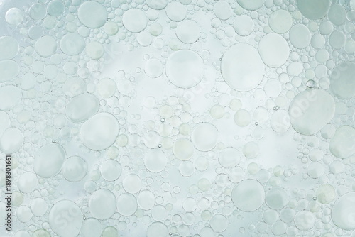 Canvastavla Gocce di olio in sospensione in soluzione con acqua e solvente