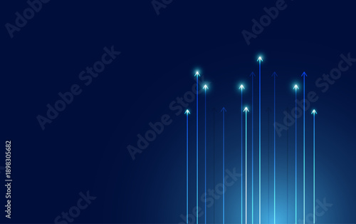 sfondo, frecce, grafica, luce, luminose, concetto, velocità, successo
