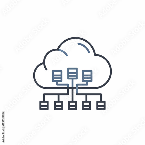 Cloud Storage Network Diagram