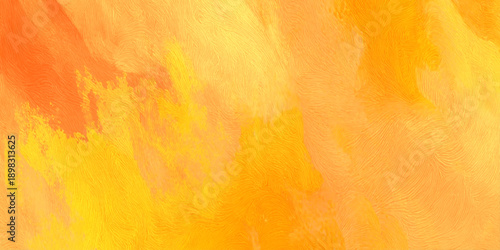 Abstract peach and pink oil paint texture background with warm orange gradient swirling impasto textures and visible brushstrokes.