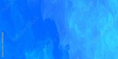 Abstract blue oil paint texture with fluid brush strokes and gradient wave showcases dynamic, flowing brush strokes perfect for modern web design.