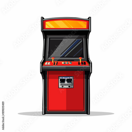 Borne d’arcade rétro – machine de jeu vintage avec joysticks