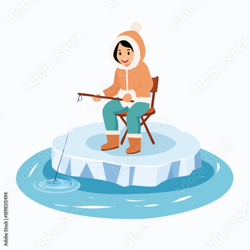 Pêche sur glace en solitaire – aventure hivernale en milieu polaire