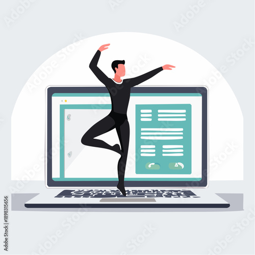 Cours de danse en ligne, inscription