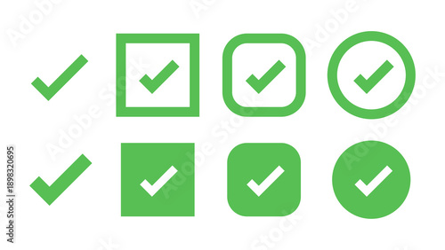 Free Download PNG Green checkmark icons collection on transparent background - GFXLoad