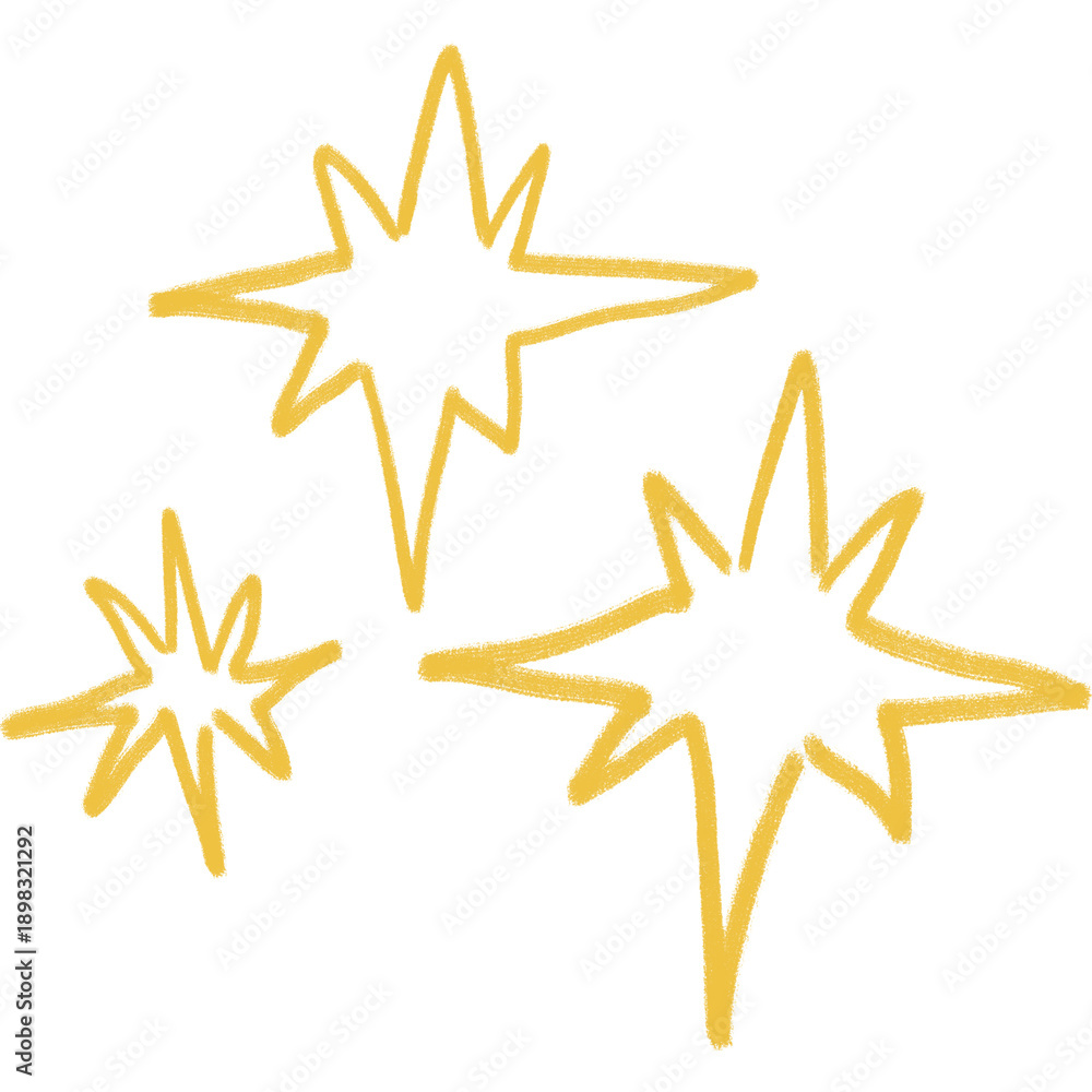 Obraz premium Star Doodle