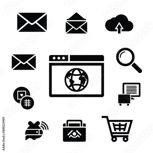 E-commerce and Communication Icons