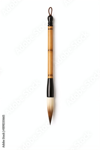 Wallpaper Mural Traditional Calligraphy Brush with Bamboo Handle Isolated on White Torontodigital.ca