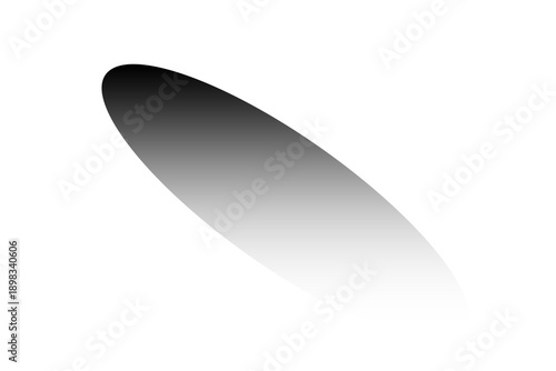 Realistic shadow drop, transparent shadow effect.