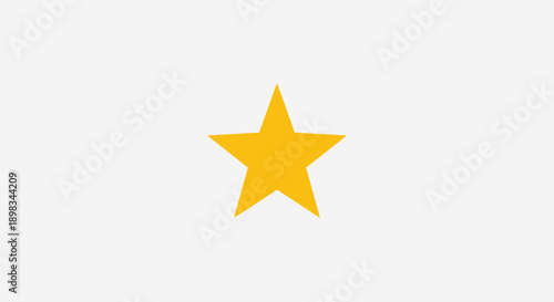 Bright Golden Star Icon Symbol of Quality and Excellence in Bright Studio