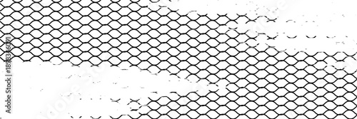 Mesh seamless pattern vector texture for wab. Black mesh texture isolated on white background, clipping path. EPS 10.