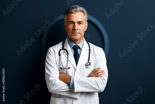 Confident Senior Doctor Representing Trust and Professional Healthcare