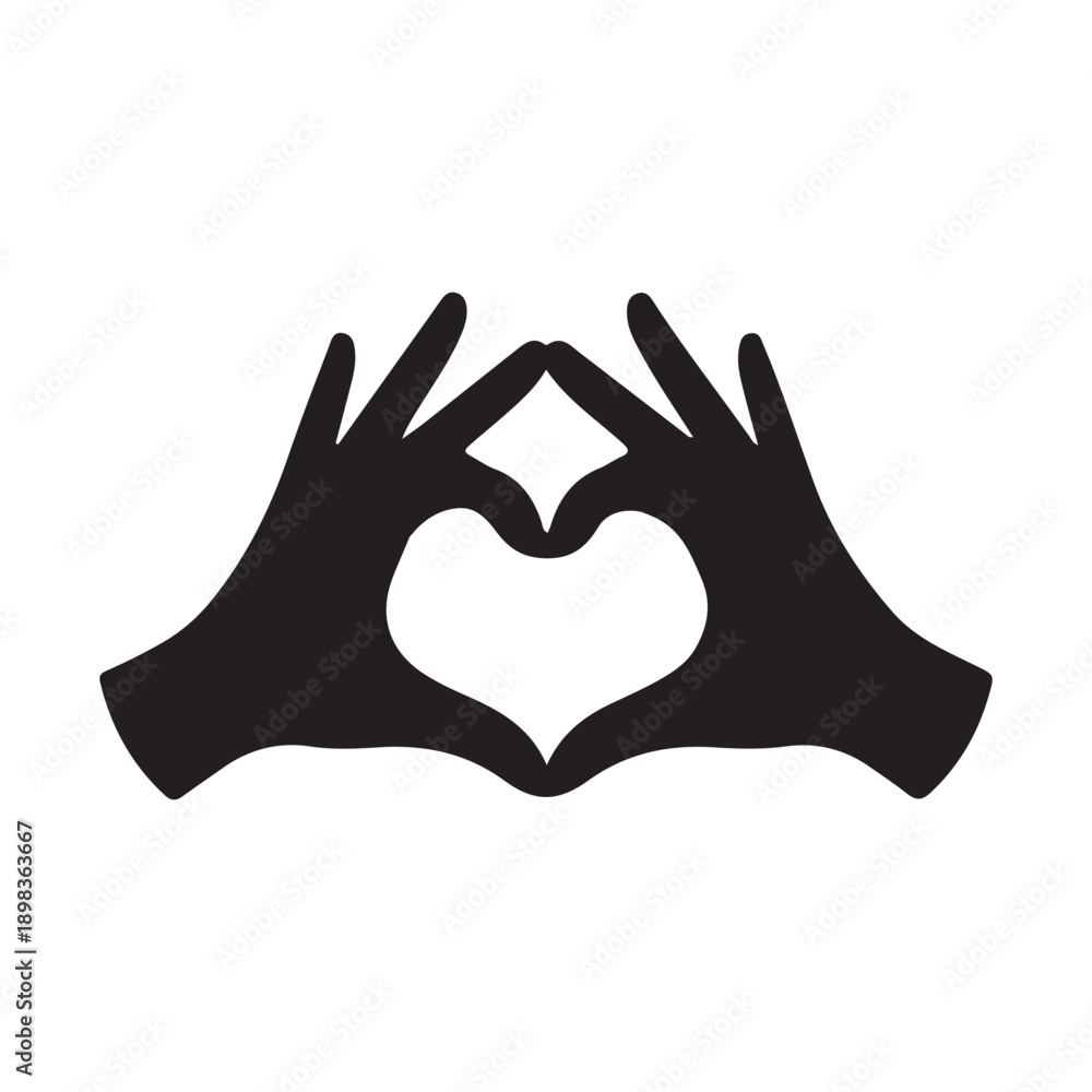 Fototapeta premium Global Unity & Social Awareness May Silhouette Collection.