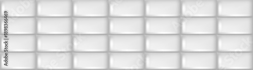 Grey bathroom tile wall background. ceramic kitchen floor, square mosaic 3d pattern
