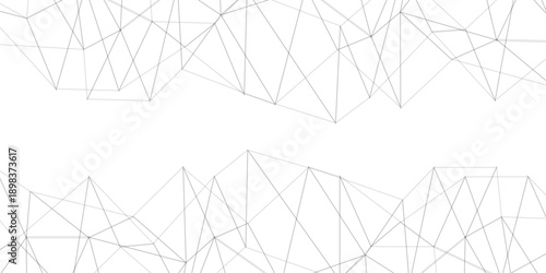 Abstract of simple gray line triangle pattern geometric background. Seamless geometric polygonal repeatable pattern swatch background, Trendy design vector background for web backdrop orpaper print.