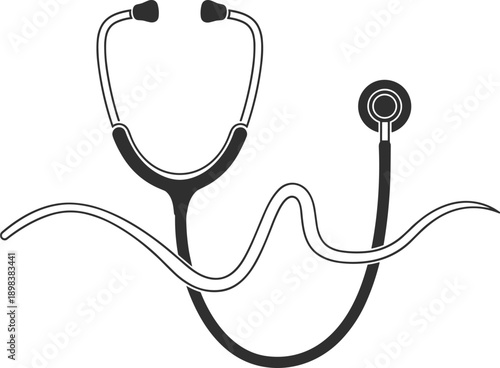 Stethoscope illustration medical symbol healthcare