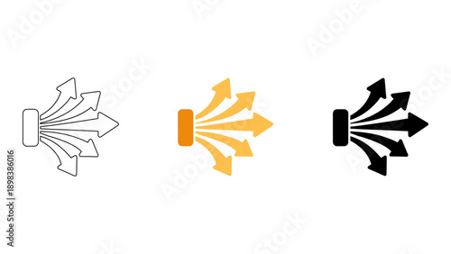simple representation of distribution and content sharing