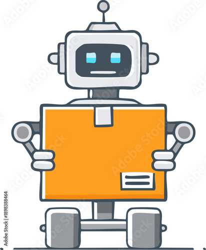 Smart Shipping Icon for Future Urban Logistics