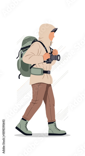 Adventurous Photographer Embarks on Nature Expedition Capturing Breathtaking Scenery