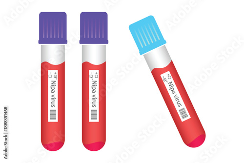 Blood test tube Nipa Virus