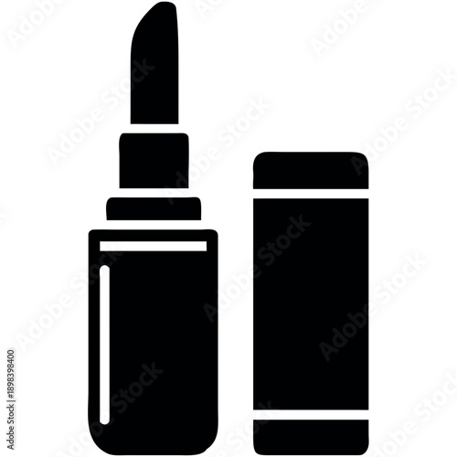 set of cosmetic bottles isolated