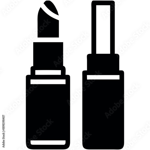 set of cosmetic bottles isolated