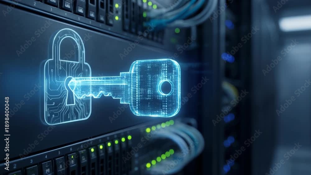 Ai security tool use coding agentic data center server lock key cyber ...