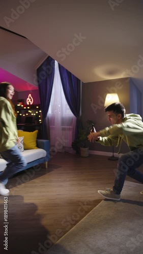 Teen girl performing hip hop dance for phone camera social media ugc content creator economy youth culture
