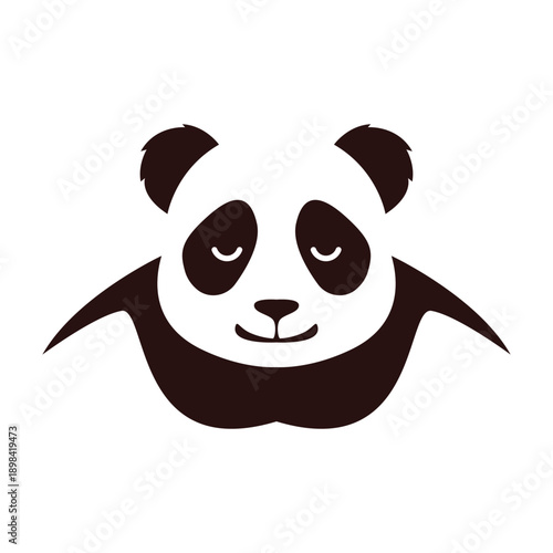 Panda icon image design